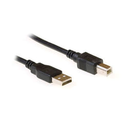 Ewent EC2403 câble USB 3 m USB 2.0 USB A USB B Noir