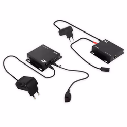 ACT AC7850 extension audio/video Émetteur et récepteur AV Noir
