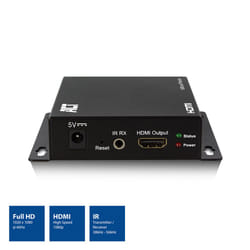 ACT AC7851 extension audio/video Récepteur AV Noir