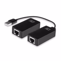 ACT AC6063, USB A, RJ-45, Noir