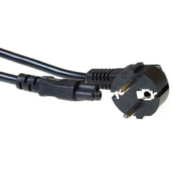 ACT AK5408 câble électrique Noir 1,5 m CEE7/7 Coupleur C5