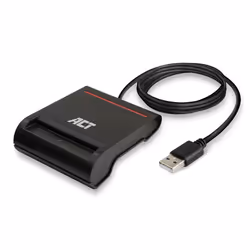 ACT AC6015 lecteur de cartes à puce Intérieure USB USB 2.0 Noir