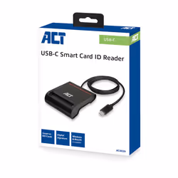 ACT AC6020 lecteur de cartes à puce Intérieure USB USB 2.0 Noir - Vue supplémentaire 5