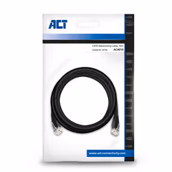 ACT AC4010 câble de réseau Noir 10 m Cat6 U/UTP (UTP) - Vue supplémentaire 4