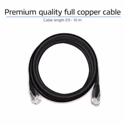 ACT AC4015 câble de réseau Noir 15 m Cat6 U/UTP (UTP) - Vue supplémentaire 4