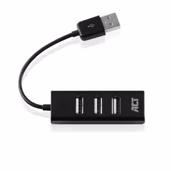 ACT AC6205 hub & concentrateur USB 2.0 480 Mbit/s Noir - Vue supplémentaire 5