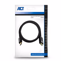 ACT AC7550 câble vidéo et adaptateur 1,8 m DisplayPort HDMI Type A (Standard) Noir - Vue supplémentaire 4