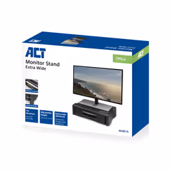 ACT AC8215 support d'écran plat pour bureau 32" Noir