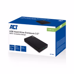 ACT AC1405 Boîtier de disques de stockage Boîtier disque dur/SSD Noir 3.5" - Vue supplémentaire 6