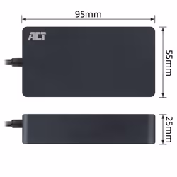 ACT AC2005 adaptateur de puissance & onduleur Intérieure 65 W Noir - Vue supplémentaire 4