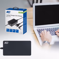 ACT AC2055 adaptateur de puissance & onduleur Intérieure 65 W Noir