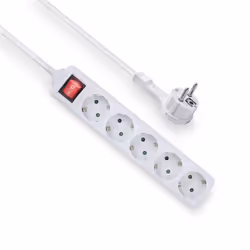 ACT AC2455, 1,5 m, Intérieure, Type F, Type F (CEE 7/4), Courbe, 1,5 mm²