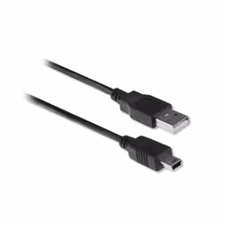 ACT AC3050, 1,8 m, USB A, Mini-USB B, USB 2.0, 480 Mbit/s, Noir