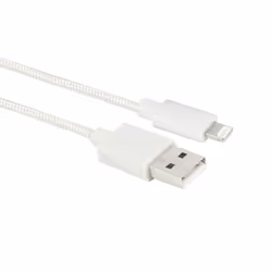 ACT AC3092, 1 m, Lightning, USB A, Mâle, Mâle, Blanc