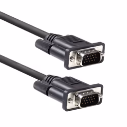 ACT AC3510, 1,8 m, VGA (D-Sub), VGA (D-Sub), Mâle, Mâle, Noir