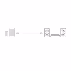 ACT AC3610 câble audio 1,5 m 3,5mm Noir
