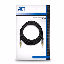 ACT AC3614 câble audio 15 m 3,5mm Noir