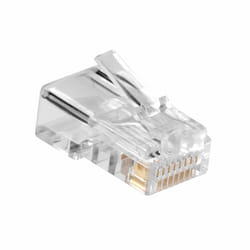ACT AC4110 connecteur de fils RJ45 Argent, Transparent