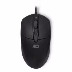ACT AC5005, Ambidextre, IR LED, USB Type-A, 1000 DPI, Noir
