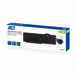 ACT AC5475 clavier USB AZERTY Belge Noir - Vue supplémentaire 4