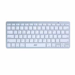 ACT AC5605, 75%, Bluetooth, Commutateur de touche « ciseaux », AZERTY, Blanc