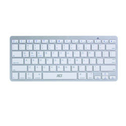 ACT AC5605 clavier Bluetooth AZERTY Belge Blanc