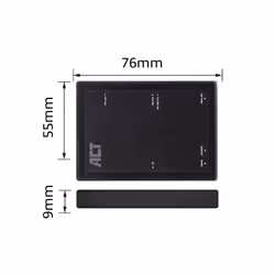 ACT AC6370 lecteur de carte mémoire USB 3.2 Gen 1 (3.1 Gen 1) Type-A Noir