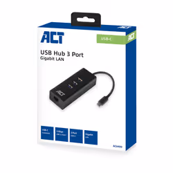 ACT AC6400 station d'accueil USB 3.2 Gen 1 (3.1 Gen 1) Type-C Noir