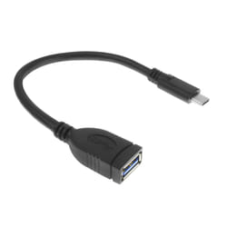 ACT AC7340 câble USB 0,2 m USB 3.2 Gen 1 (3.1 Gen 1) USB C USB A Noir