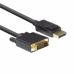ACT AC7505, 1,8 m, DisplayPort, DVI, Mâle, Mâle, Droit