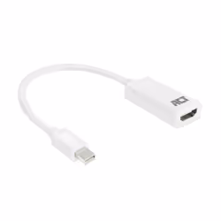 ACT AC7525, 0,15 m, Mini DisplayPort, HDMI Type A (Standard), Mâle, Femelle, Droit