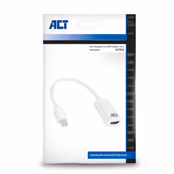 ACT AC7525 câble vidéo et adaptateur 0,15 m Mini DisplayPort HDMI Type A (Standard) Blanc