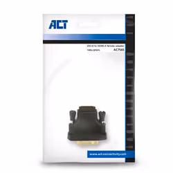 ACT AC7565 câble vidéo et adaptateur DVI-D HDMI Type A (Standard) Noir - Vue supplémentaire 4