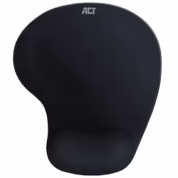 ACT AC8010, Noir, Monochromatique, Gel, Polyester, Polyuréthane, Repose-poignets, Base antidérapante
