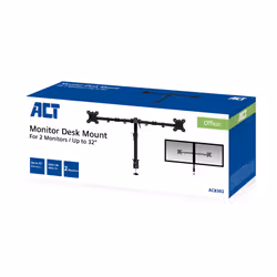 ACT AC8302 support d'écran plat pour bureau 32" Noir