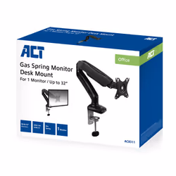 ACT AC8311 support d'écran plat pour bureau 32" Noir