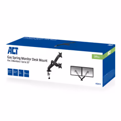 ACT AC8312 support d'écran plat pour bureau 32" Noir
