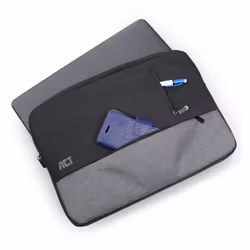 ACT AC8545 15.6" Housse Noir, Gris
