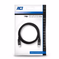 ACT AC7401 câble USB 1 m USB 3.2 Gen 1 (3.1 Gen 1) USB C Noir