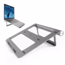 ACT AC8125, Supports de Laptop, Gris, Aluminium, 39,6 cm (15.6"), 100 W, Boîte