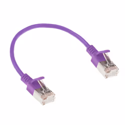 ACT DC7300 câble de réseau Violet 0,5 m Cat6a U/FTP (STP)