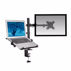 ACT AC8305 Support de livres Laptop et bras pour écran Noir 15.6"