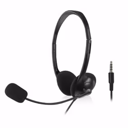ACT AC9330, Bureau/Centre d'appels, Casque, Noir