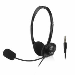 ACT AC9330 écouteur/casque Arceau Bureau/Centre d'appels Noir