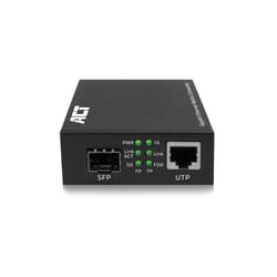ACT AC4451 convertisseur de support réseau 1000 Mbit/s Multimode, Monomode Noir
