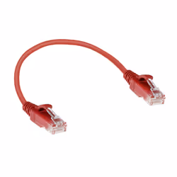 ACT DC9530 câble de réseau Rouge 0,15 m Cat6 U/UTP (UTP)