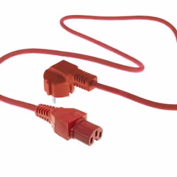 ACT AK5315 câble électrique Rouge 2 m CEE7/7 Coupleur C15