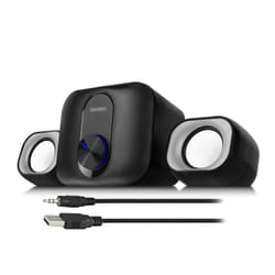 Eminent EM3515 set d'enceintes 11 W PC/ordinateur portable Noir 2.1 canaux 3 W