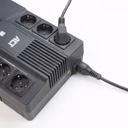 ACT AK5323 câble électrique Noir 2 m CEE7/7 Coupleur C13