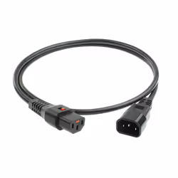 ACT AK5328 câble électrique Noir 2 m Coupleur C13 Coupleur C14